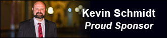 Kevin Schmidt: Proud Sponsor Wide Sponsorship Banner