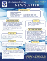 School Newsletter for September 24, 2026