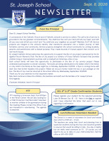 School Newsletter for September 8, 2026